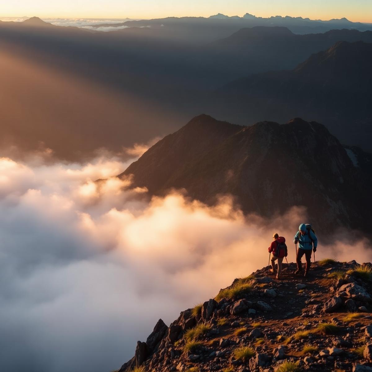 Mountain hiking